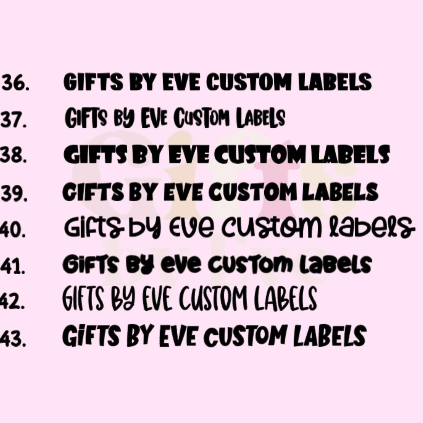 Custom Vinyl Name Decal | Personalised Sticker for Water Bottles, Laptops, Cars