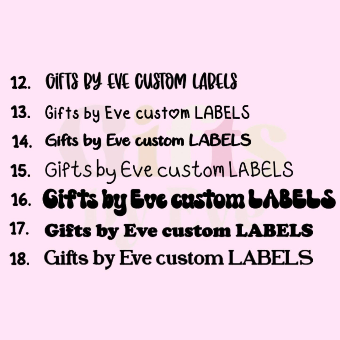 Custom Vinyl Name Labels | Personalised Sticker Decals for Kids, School & Party Items