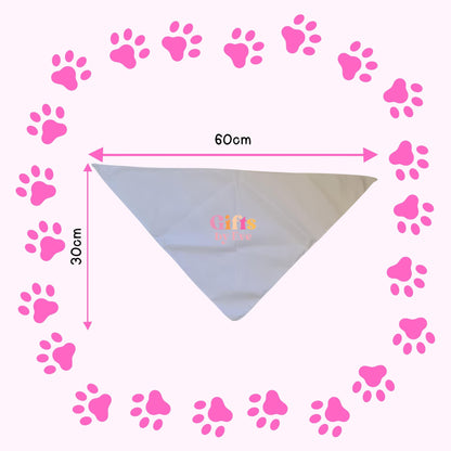 Baby Announcement Dog Bandana | Personalised Dog Bandana | Big Sister Pregnancy Reveal  | Custom Pet Outfit