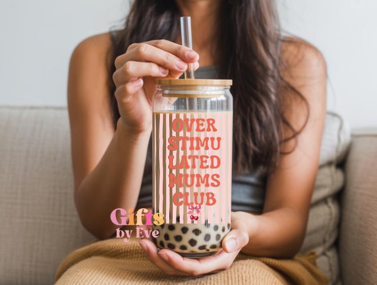 Overstimulated Mums Club PNG | Funny Mum Life Design (Digital Download)