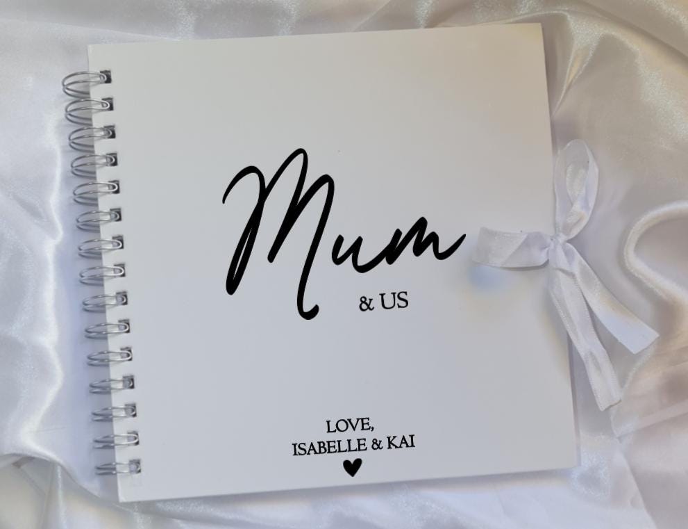 Personalised Mum and Us Scrapbook | Memory Photo Album Keepsake