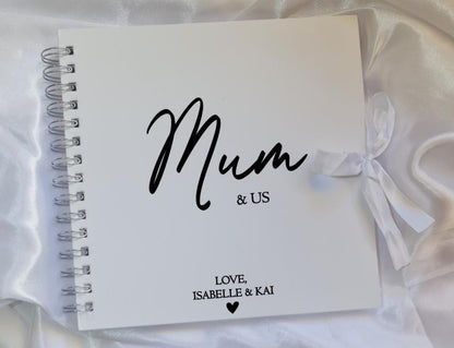 Personalised Mum and Us Scrapbook | Memory Photo Album Keepsake