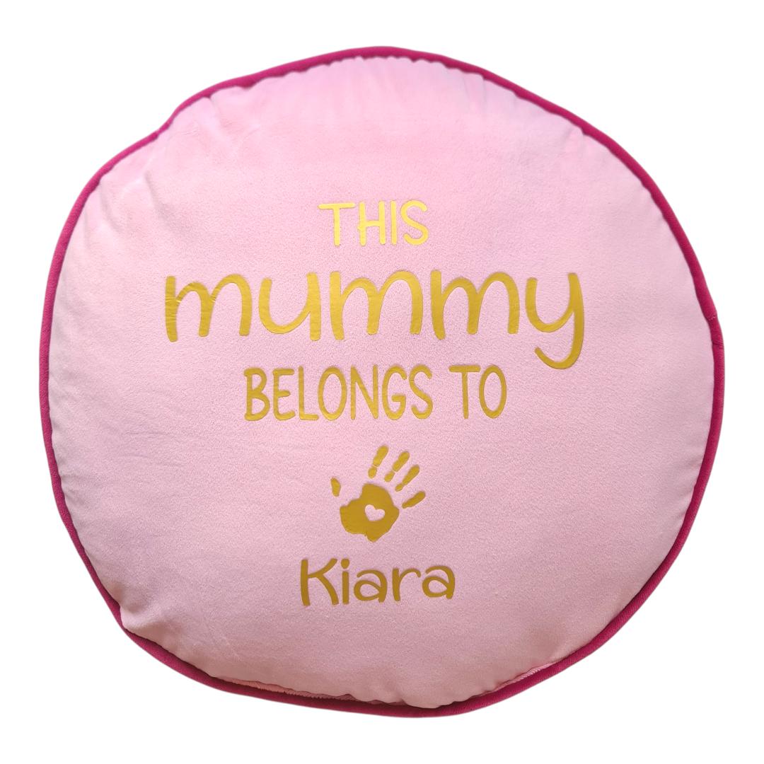 Personalised Mummy Cushion | Custom Kids Names Gift for Mother's Day
