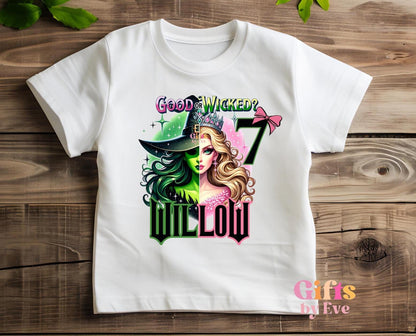 Pink & Green Birthday Tee | Custom Name Birthday Shirt | Musical Theme Party Shirt | Personalised Kids Birthday Outfit