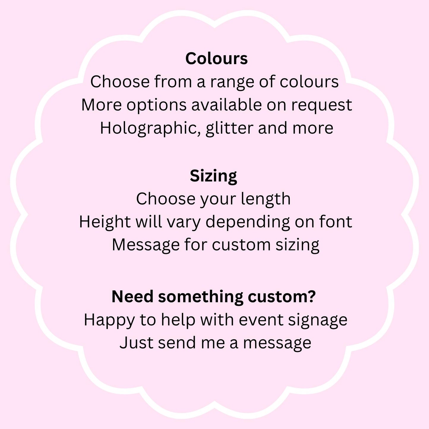 Custom Vinyl Decal for Wedding Signs & Baby Shower Signs | Personalised Name Decal | Welcome Sign Decal | Event Signage