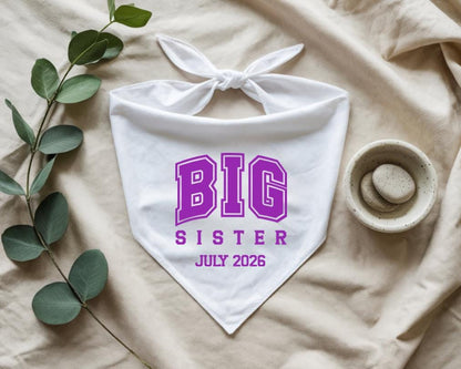 Personalised Dog Bandana | Big Brother Pregnancy Reveal Pet Outfit