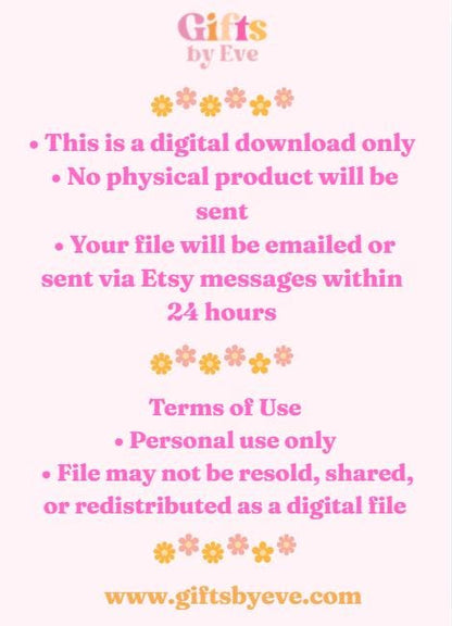 Custom Blue Birthday PNG | Personalised PNG File | Custom Name Digital Download | Kids Birthday Digital Download | DIY Print File