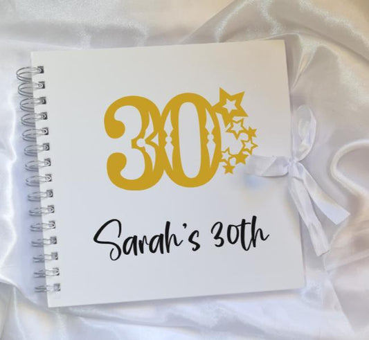Personalised Birthday Scrapbook | Custom Birthday Memory Book | Birthday Photo Album | Keepsake Gift | Birthday Journal | Custom Scrapbook