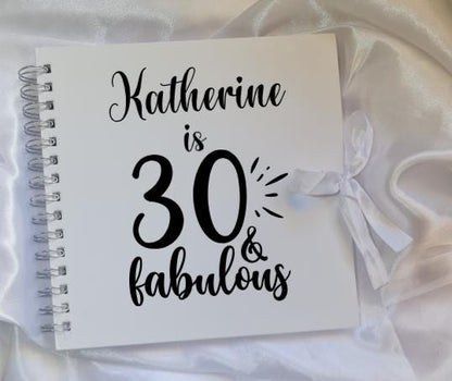 Personalised Birthday Scrapbook | Custom Birthday Memory Book | Birthday Photo Album | Keepsake Gift | Birthday Journal | Custom Scrapbook
