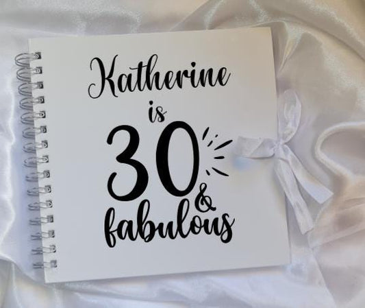 Personalised Birthday Scrapbook | Custom Birthday Memory Book | Birthday Photo Album | Keepsake Gift | Birthday Journal | Custom Scrapbook