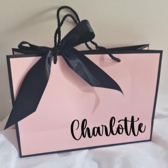 Personalised Gift Bag | Custom Name Gift Bag | Reusable Gift Bag | Party Bag | Birthday Gift Bag | Bridesmaid Gift Bag