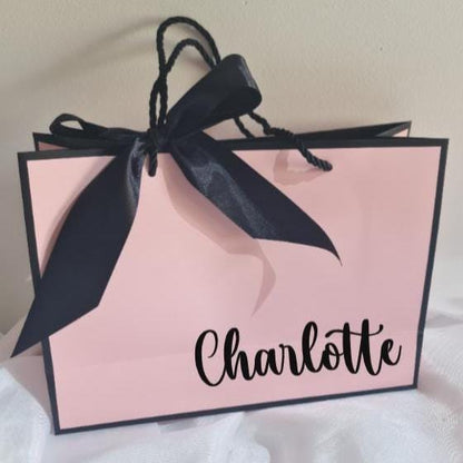 Personalised Gift Bag | Custom Name Gift Bag | Reusable Gift Bag | Party Bag | Birthday Gift Bag | Bridesmaid Gift Bag
