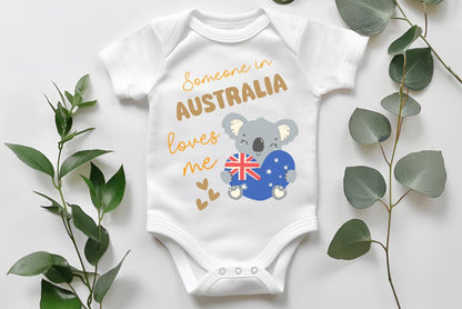 Someone In Australia Loves Me PNG | Printable Koala Baby Design | Digital Download | Cricut PNG | Digital Design