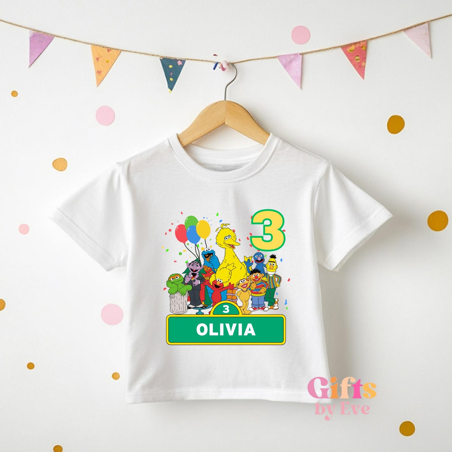Personalised Birthday T-Shirt | Custom Name & Age Shirt | Kids Birthday Party Tee | Character Inspired Birthday Outfit
