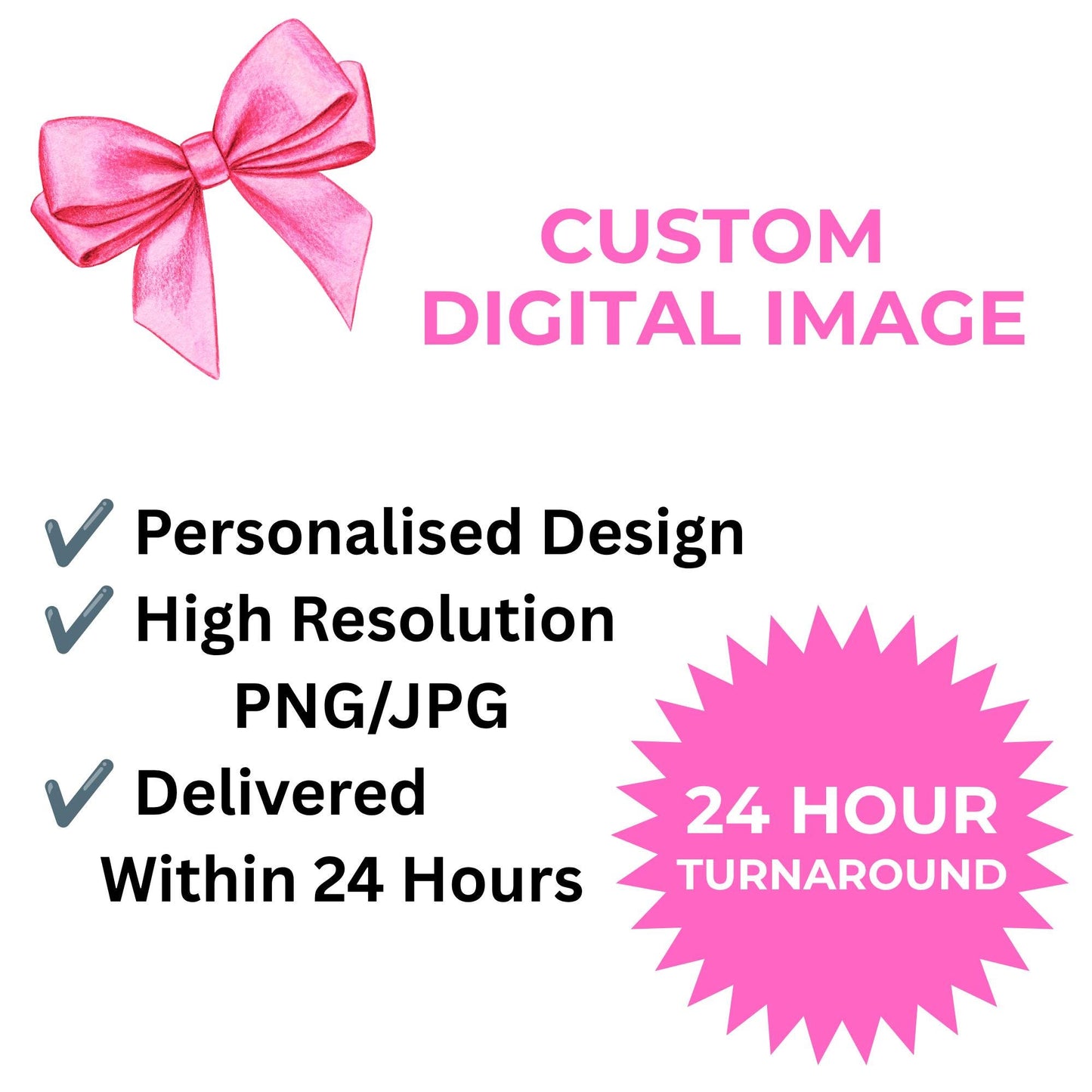 Custom Digital Download Image | Personalised PNG & JPEG Design | Custom Party, Birthday And Celebration Artwork | 24 Hour Turnaround