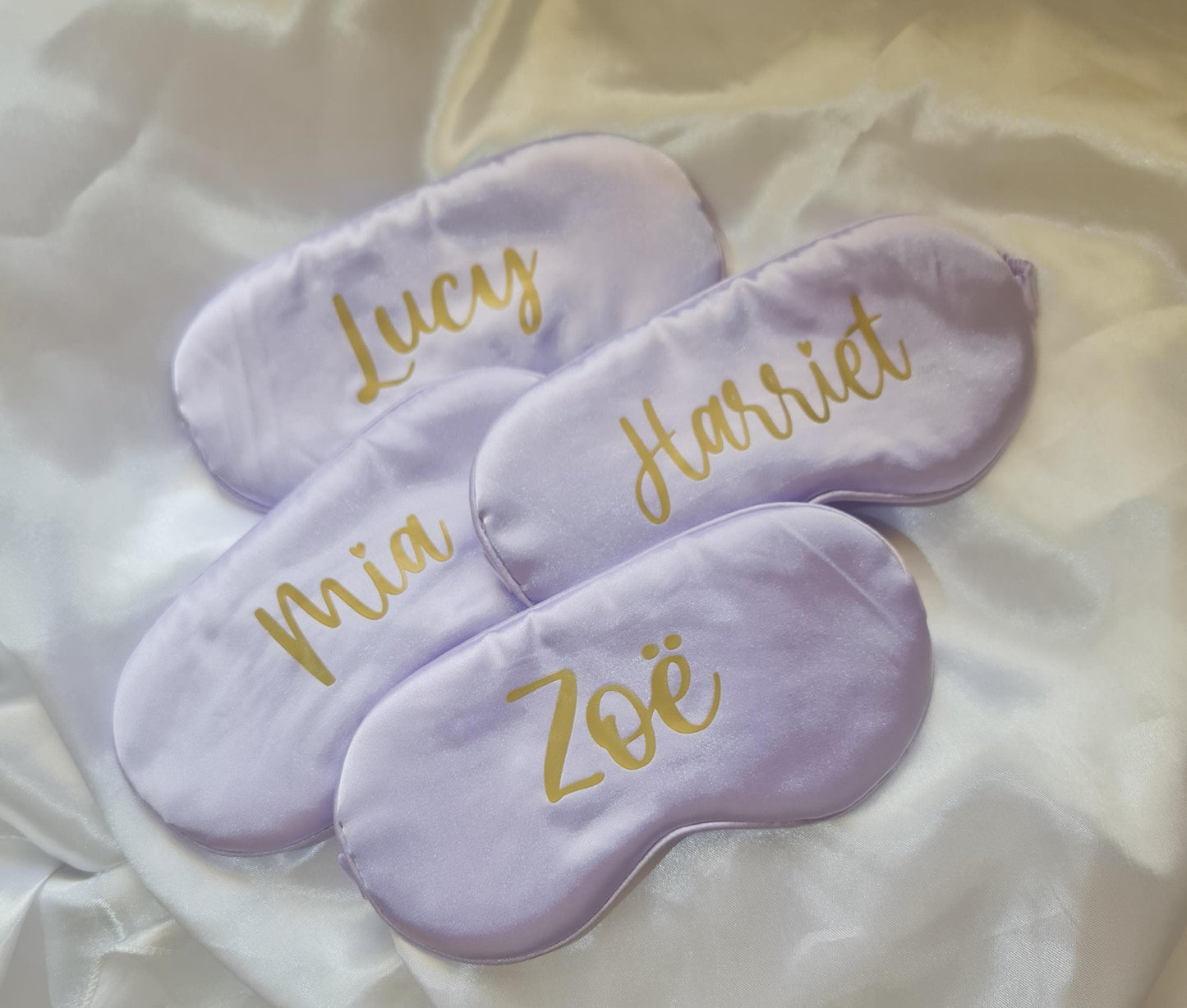 Personalised Satin Eye Mask | Custom Name Sleep Mask | Bridesmaid Gift | Travel Eye Mask | Self Care Gift | Personalised Gift